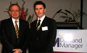 Jeff Bye and Bob Carr at launch of Demand Manager